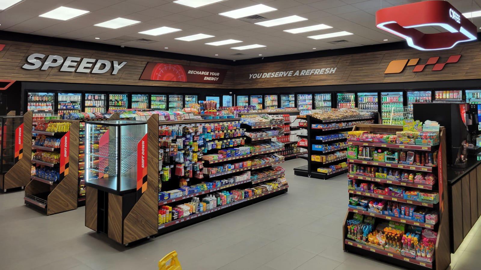 Optimized grocery store layout designed by Trust Lines